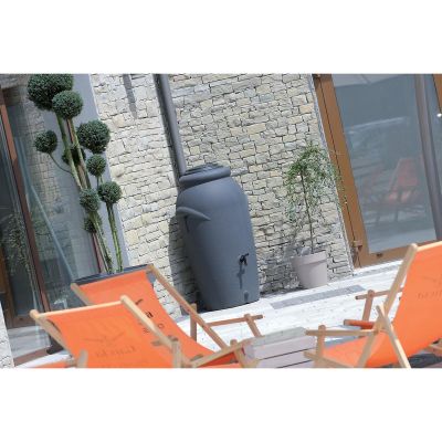 4. ZBIORNIK POJEMNIK NA WODĘ DESZCZÓWKĘ AQUACAN 210L SZARY