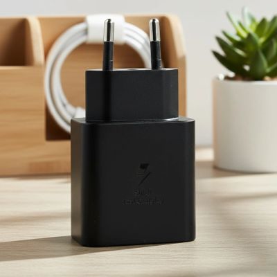 5. Ładowarka indukcyjna Samsung EP-P2900TBE 25 W z adapterem 45 W - szara