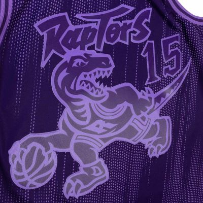 3. Koszulka Mitchell & Ness Jersey Swingman Monochrome Hyper Hoops NBA Toronto Raptors Vince Carter - TFSM1280-TRA98VCAPURP
