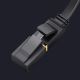 23. Ugreen płaski kabel przewód internetowy sieciowy Ethernet patchcord RJ45 Cat 7 STP LAN 10 Gbps 3 m czarny (NW106 11262)