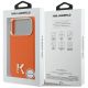 8. Etui Karl Lagerfeld Karl Head Logo MagSafe na iPhone 17 Pro - pomarańczowe