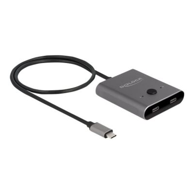 Delock USB 10 Gbps USB Type-C? Switch 2 auf 1 bidirektional 8K