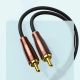 10. Ugreen kabel przewód audio 3,5 mm mini jack (męski) - 2RCA (męski) 2m miedziany (AV170)