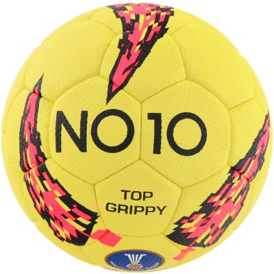 4. Piłka ręczna NO10 Top Grippy I żółta JR 56047-1