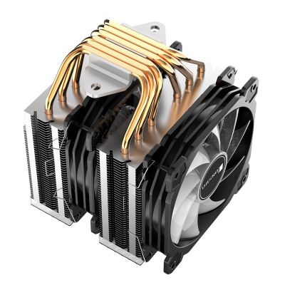 9. Chłodzenie procesora Jonsbo CR-2000GT z chłodnicą i wentylatorem 12 cm, kolor czarny, 1 szt.