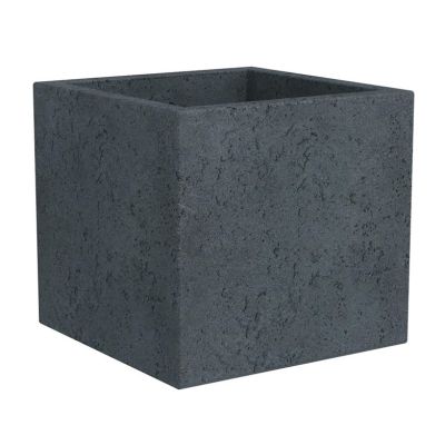 Scheurich C-Cube 240 Zewnętrzna Sadzarka w doniczce Wolnostojący Plastik Czarny