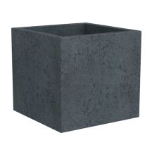 Scheurich C-Cube 240 Zewnętrzna Sadzarka w doniczce Wolnostojący Plastik Czarny