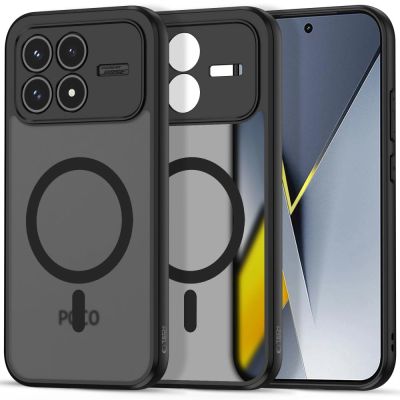 Etui Tech-Protect MagMat MagSafe na Xiaomi Poco F8 Pro - czarne