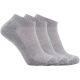 Skechers 3pk Unisex Terry Qtr Crew S111035-039 Szare 35-38
