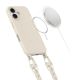 4. Etui Tech-Protect MagNecklace MagSafe ze smyczą na iPhone 16 - beżowe
