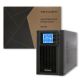 10. Qoltec 53042 zasilacz UPS Podwójnej konwersji (online) 1 kVA 800 W 2 x gniazdo sieciowe