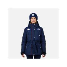 Kurtka narciarska damska ROSSIGNOL W JCC FLAG DOWN PARKA niebieska