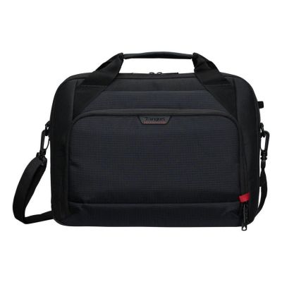 Targus EcoSmart 35,6 cm (14") Aktówka Czarny, Czerwony