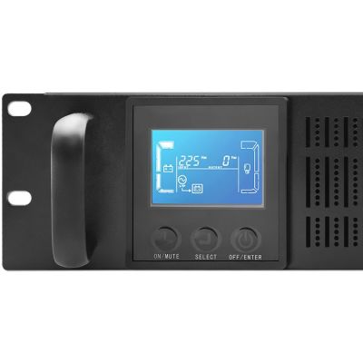 10. Qoltec Zasilacz awaryjny UPS RACK 2kVA 1600W LCD