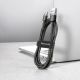 6. Kabel Baseus Cafule Cable CAMKLF-CG1 USB-A / micro USB 1.5A 2 m - czarno-szary