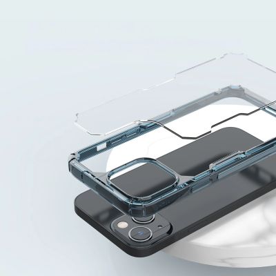 12. Nillkin Nature Pro etui iPhone 14 Plus pancerna obudowa pokrowiec niebieski
