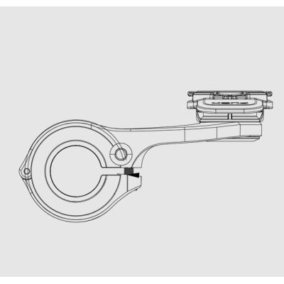 4. Quad Lock Out Front PRO Uchwyt na kierownicę rowerową