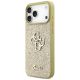 2. Etui Guess Fixed Glitter Big 4G na iPhone 17 Pro Max - złote
