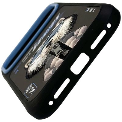 5. Etui Nimmy Cool&Cute 2.0 Wolf na iPhone 17 Pro - czarne