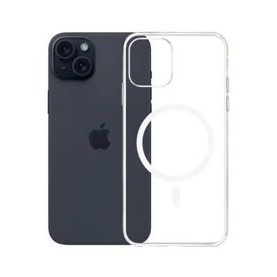 7. Etui 3mk Clear MagCase na Apple iPhone 15 Plus - przezroczyste