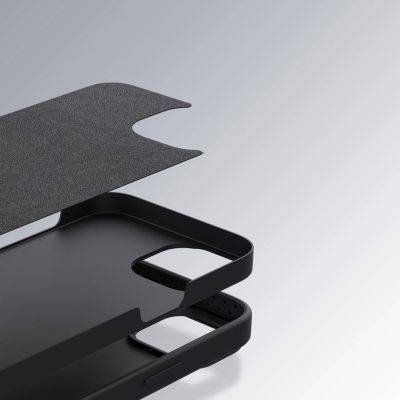 13. Nillkin CamShield Silky Silicone Case etui iPhone 14 Pro Max silikonowy pokrowiec z osłoną na aparat niebieskie