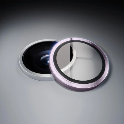 2. Szkło hartowane na obiektyw aparatu 3mk Lens Protection Pro do iPhone 16e  - fioletowe