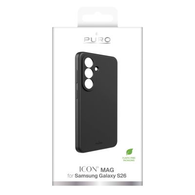 2. Etui silikonowe Puro ICON na Samsung Galaxy S26 - czarne