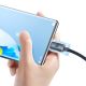 11. Baseus Crystal Shine Series kabel przewód USB do szybkiego ładowania i transferu danych USB Typ A - USB Typ C 100W 1,2m czarny (CAJY000401)