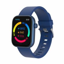 Denver SWC-185BU smartwatch / zegarek sportowy 4,7 cm (1.85") AMOLED Cyfrowy 390 x 450 px Ekran dotykowy Niebieski