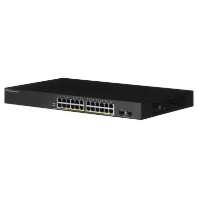 3. Switch Zyxel GS1900-24HP 26p PoE (PoE+: 24;) 170W Managed Gigabit