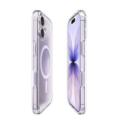 6. Etui Spigen Ultra Hybrid MagSafe na iPhone 17 - białe