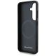 7. Etui Mercedes Leather Debossed Lines MagSafe na Samsung Galaxy S25 - czarne