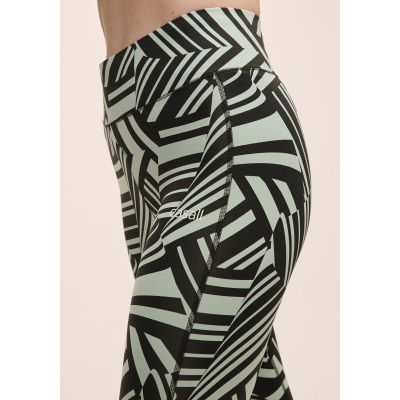 2. Legginsy damskie Casall Essential Printed Tights zielony