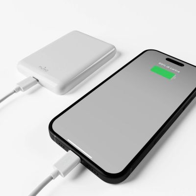 3. Powerbank Puro Power Mag 5000mAh 20W Power Delivery USB-C - biały