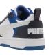 3. Buty dla dzieci Puma Rebound V6 Lo Mid biało-niebieskie 393833 28