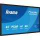 5. Monitor IIYAMA 108cm (42.5") T4329AS-B1AG 16:9 M-Touch 2xHDMI+UBS-C