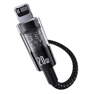 2. Kabel Baseus Gem USP C-IP 20W 2m (czarny)