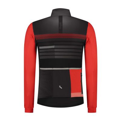 2. Rogelli koszulka dł.r STRYDE czarno-czerwona 2XL
