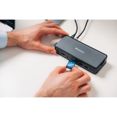10. Verbatim CDS-15 Przewodowa USB 3.2 Gen 1 (3.1 Gen 1) Type-C Czarny, Szary