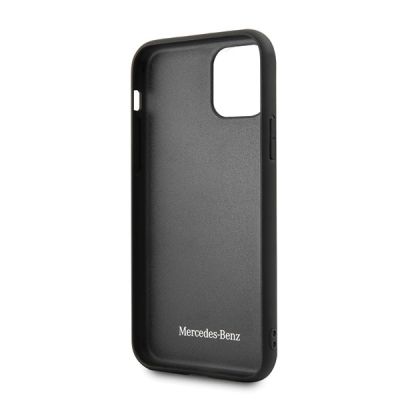 4. Etui Mercedes Bow Line na iPhone 12 mini - czarne