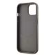 4. Etui DKNY Leather Checkered Mono Pattern MagSafe na iPhone 15 - beżowe