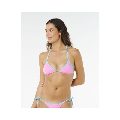 Stanik damski RIP CURL Surf Puff Sliding Tri różowy