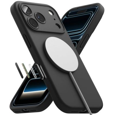 5. Etui Ringke Silicone MagSafe na iPhone 18 Pro / 17 Pro - czarne