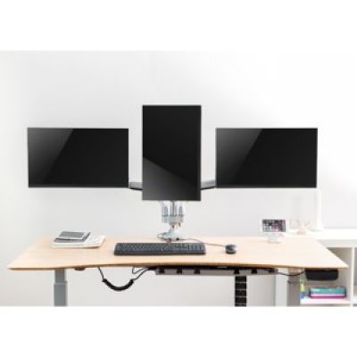 4. Uchwyt do monitora Logilink TIS 13"-32" 3TFT 2X4Gel. 1X1Joint srebrny Max. 7KG