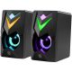 3. DEFENDER GLOSNIKI PC J4 2.0 6W LED USB CZARNE 65964