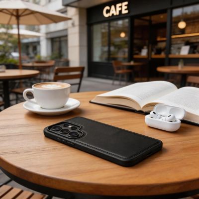 8. Etui Tech-Protect Wallet MagSafe na Samsung Galaxy S26 Ultra - czarne matowe