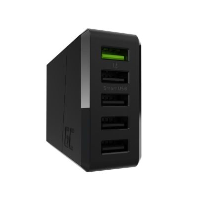 2. GREEN CELL ŁADOWARKA SIECIOWA CHARGE SOURCE 5 5XUSB 52W QC 3.0