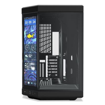 2. Obudowa Hyte Y70 Midi Tower Touch Infinite - Pitch Black