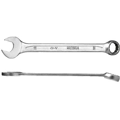 KUŹNIA KLUCZE PŁASKO-OCZKOWE KOMPLET 13 elem. 8-32mm Cr-V RWPn