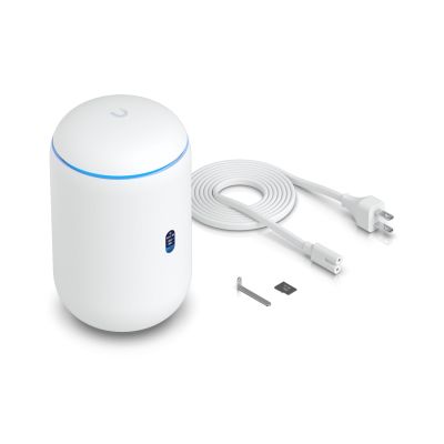 4. Router(Gateway), Kontroler UniFi, NVR, Switch PoE, Access Point Wi-Fi 7 Ubiquiti UniFi  (UDR7-EU)